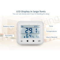 Home-Locking temperatuur,vochtigheids-detector (alleen voor alarmsysteem AC-05) D.T-180